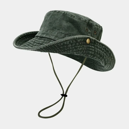 Newest Custom Logo Cotton Outdoor Travel Bucket Hat
