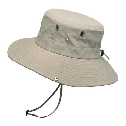 Breathable Wide Brim Outdoor Fishing Bucket Hat