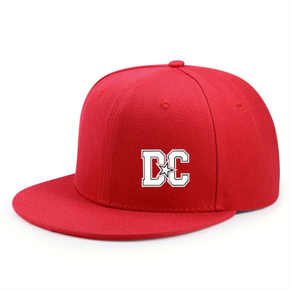 Letter Print Streetwear Adjustable Hip-Hop Snapback Cap