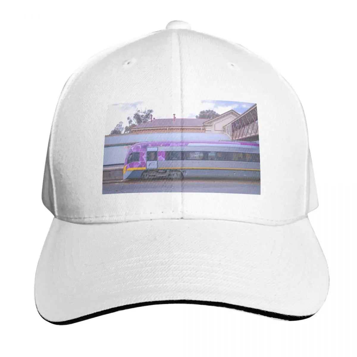 VLine Train Bendigo Vintage Baseball Cap