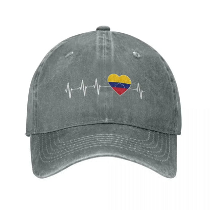 Venezuelan Heartbeat I Love Venezuela Baseball Cap