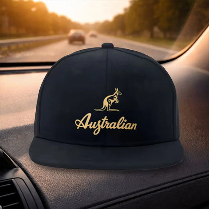 Australian Kangaroo Snapback Cap Hat Design