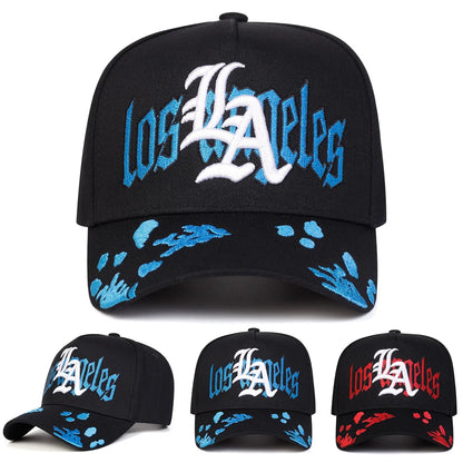 Unisex Gothic LA Los Angeles Embroidered Baseball Cap