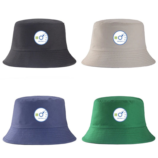 Funny Male Power Print Bucket Hat