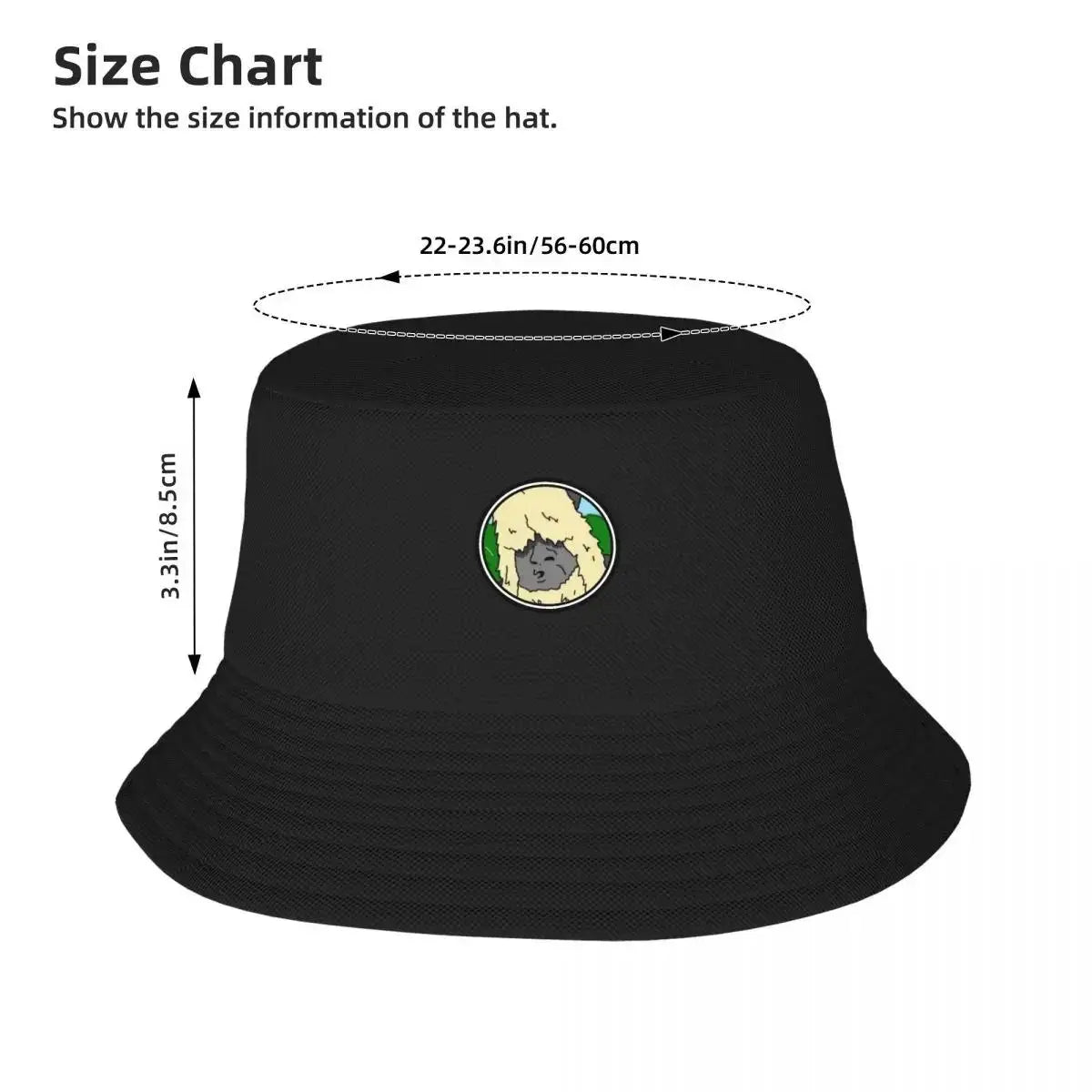 The Big Lez Scruffy Fashion Sun Bucket Hat