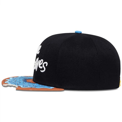 New Sweet Donut The Trendy Street Hip Hop Hat Skateboarding Hat Outdoor Sports Casual Sunshade Hat Male Female Same Baseball Hat Size 50-55cm