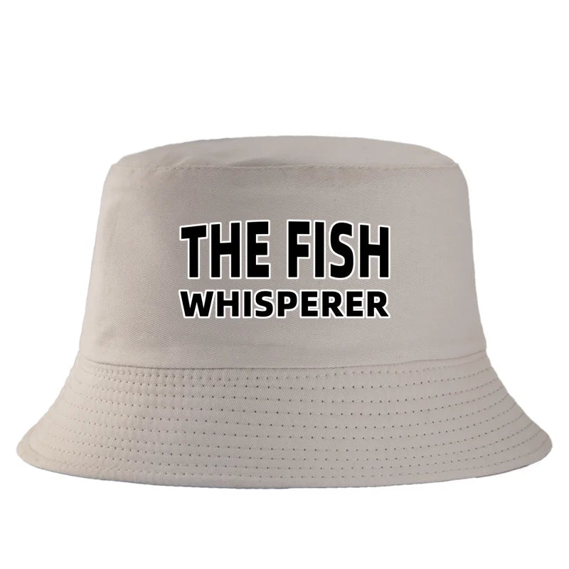 Fish Whisperer Outdoor Fishing Bucket Hat Unisex