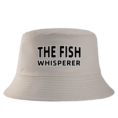 Fish Whisperer Outdoor Fishing Bucket Hat Unisex