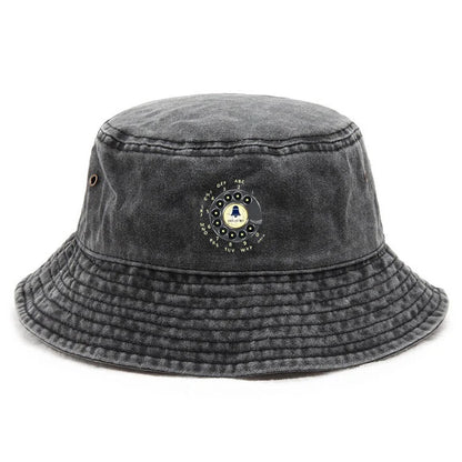 Customize Washed Bucket Hat Vintage Fishing Hat