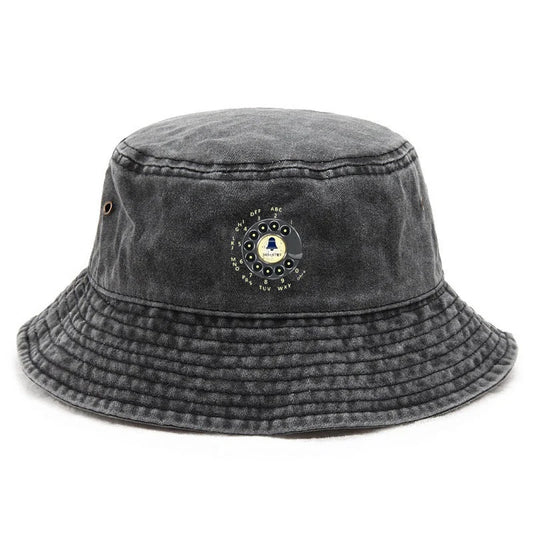 Customize Washed Bucket Hat Vintage Fishing Hat