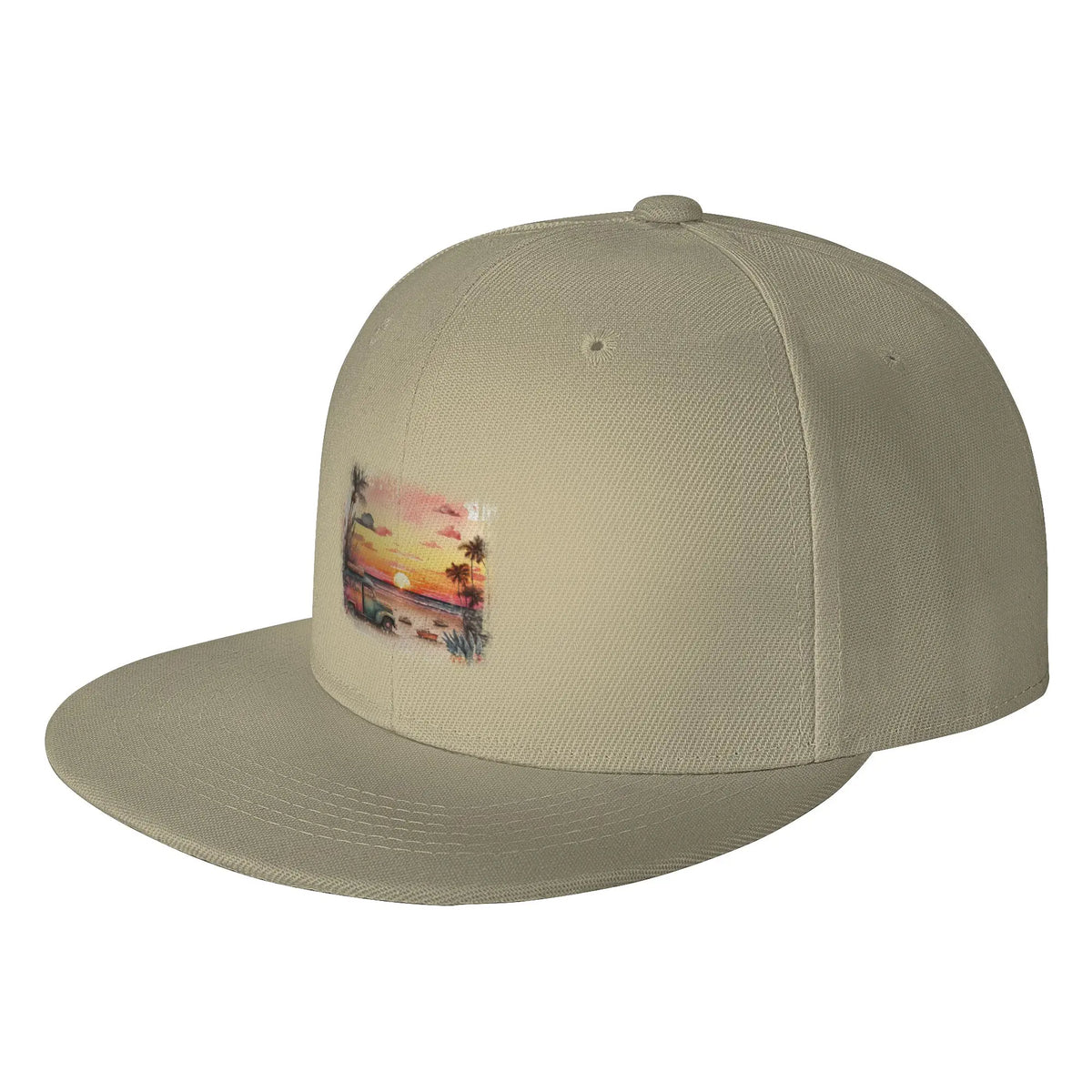 Beach Sunset Instagram Style Snapback Cap