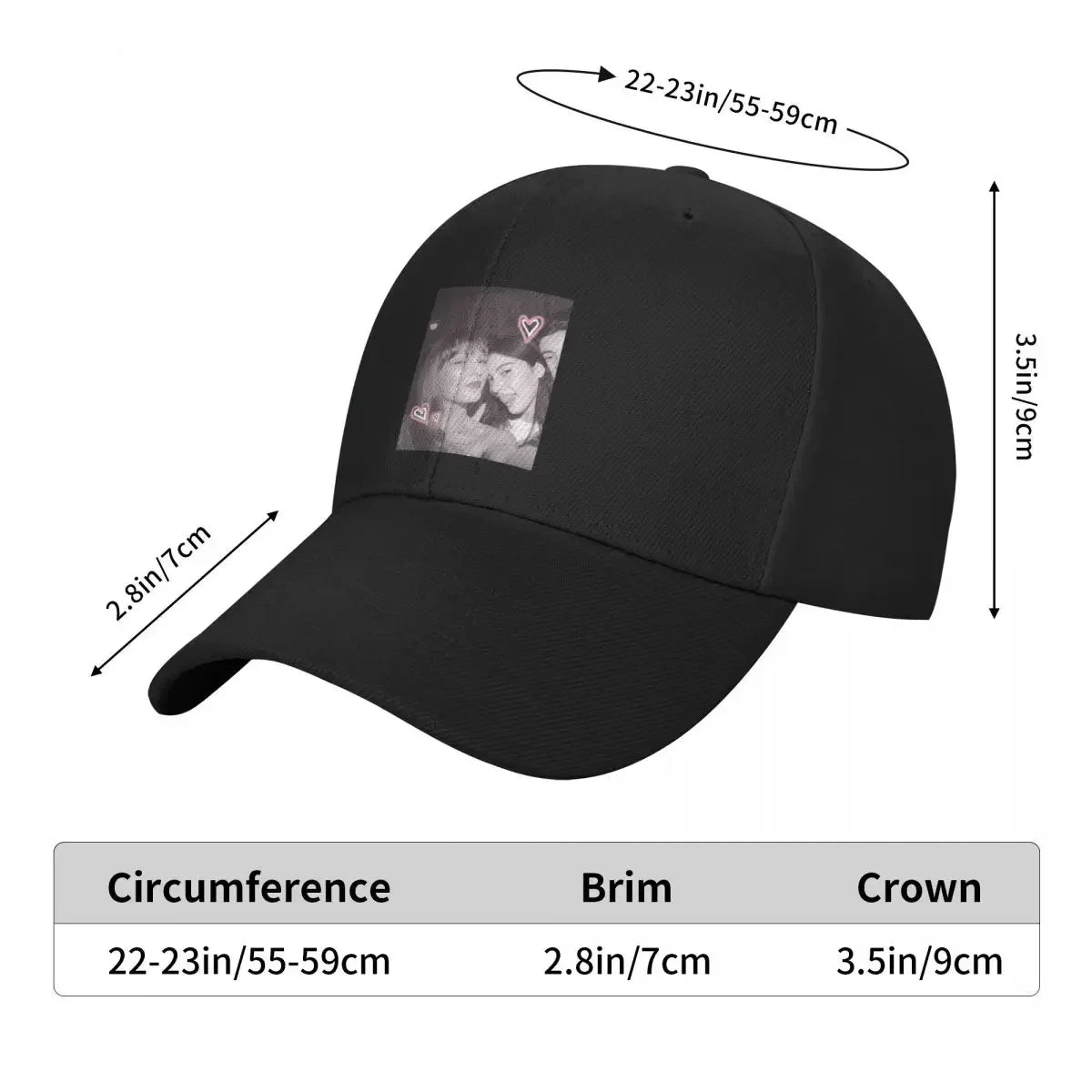 2026 gracie abrams heart Baseball Cap