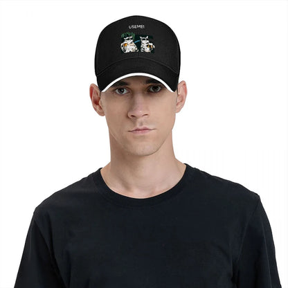 Usemei Cats Drinking Beer Baseball Cap