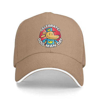 DogMan Running Hippie Hip Hop Meme Baseball Cap