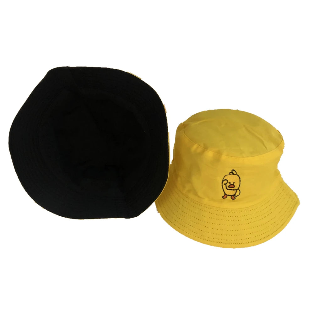 Summer Sun Reversible Duck Bucket Hat