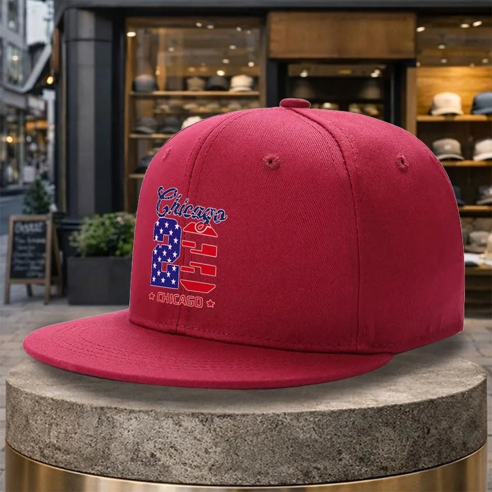 Chicago Flag Number 23 Snapback Cap