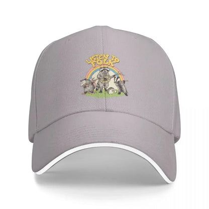 Listen To Folk Casual Polychromatic Adjustable Baseball Cap
