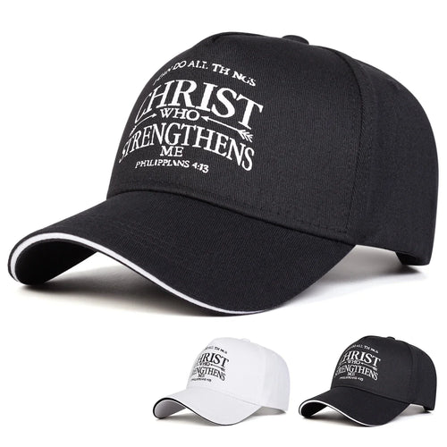 CHRIST Embroidered Adjustable Baseball Cap