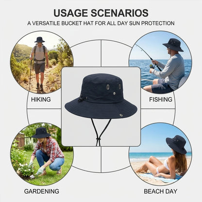 Waterproof Quick-Dry UV Protection Hiking Bucket Hat