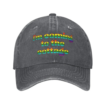 Heated Rivalry I'm Coming To The Cottage Baseball Cap