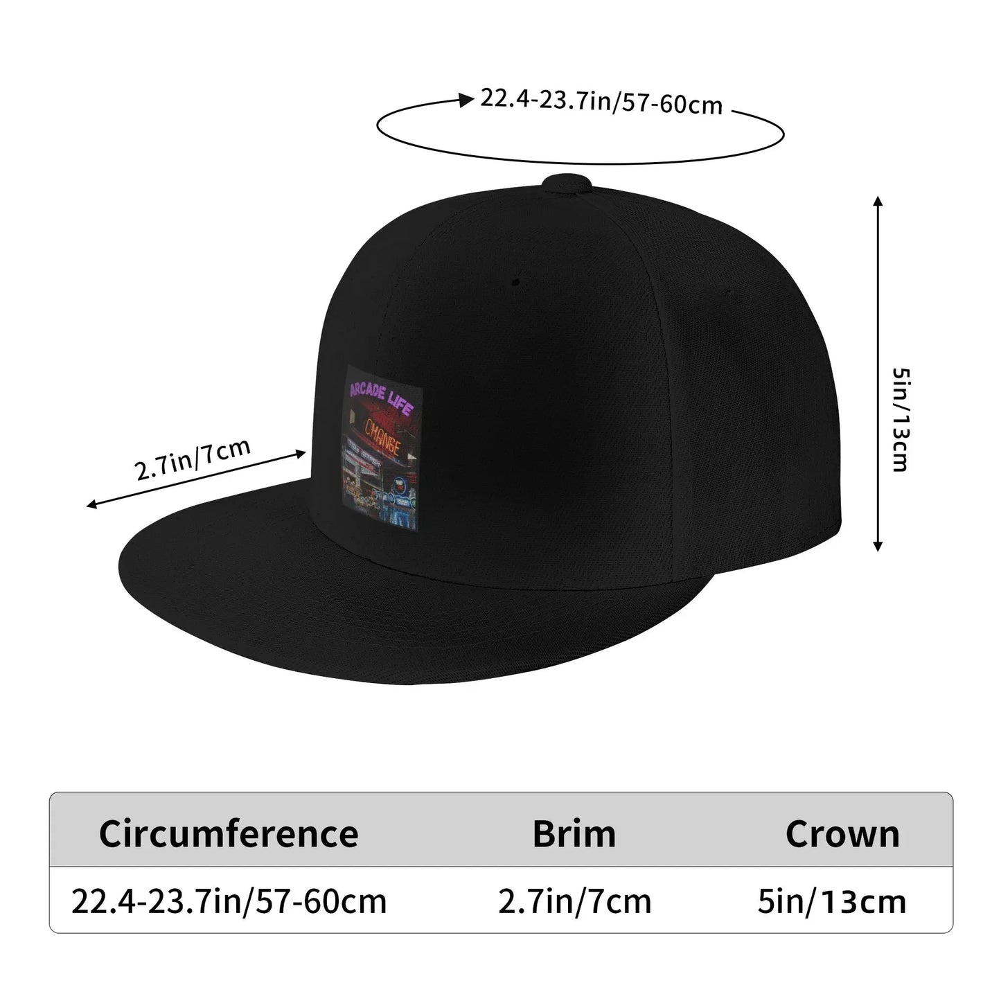 Arcade Life Vintage Snapback Cap
