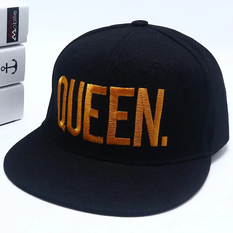 Adjustable Letter Embroidered Unisex Hip-Hop Snapback Cap