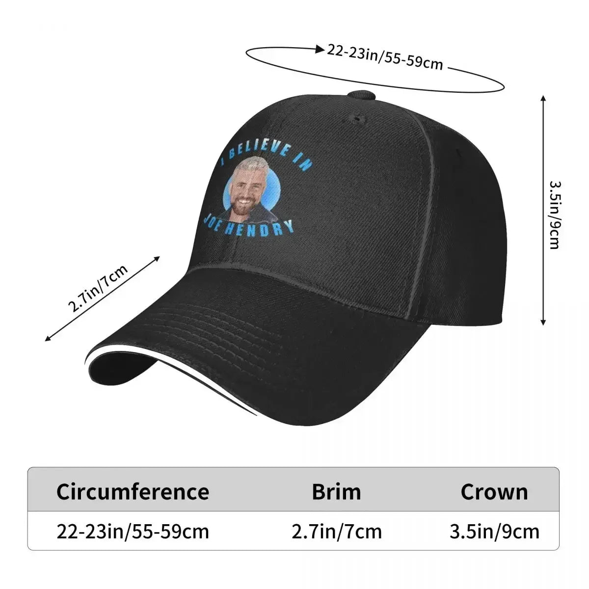Joe Hendry Believe Wrestling Baseball Cap