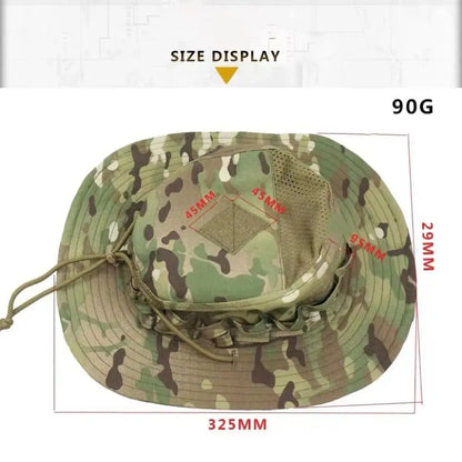 Breathable Multicam Large Brim Fishing Bucket Hat