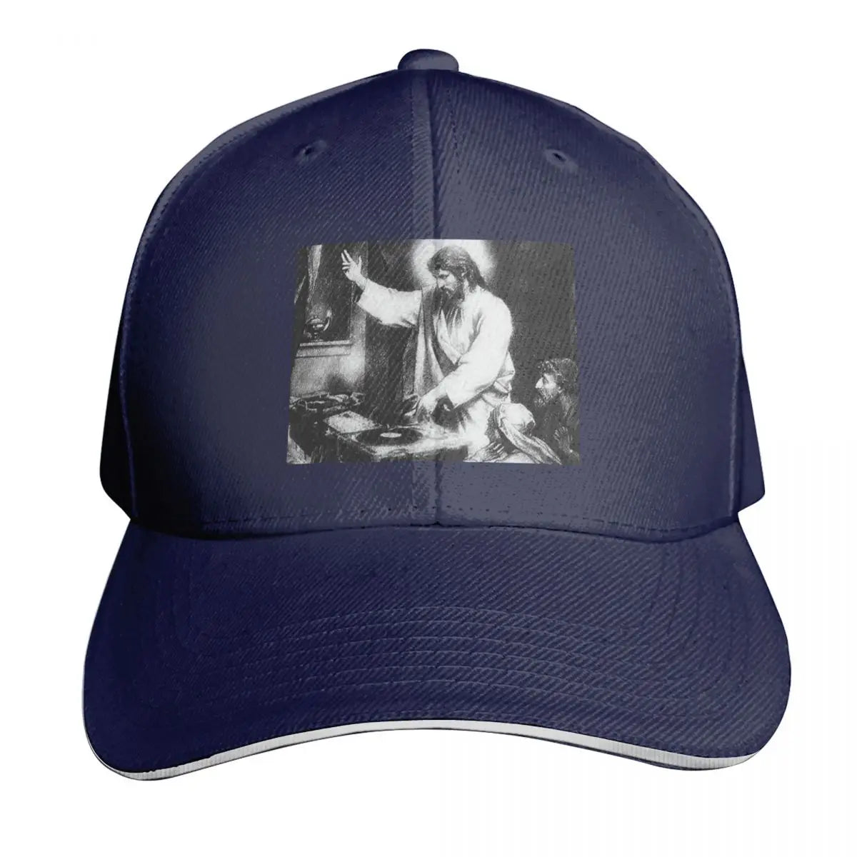 DJ Jesus Salvation Sound Two Tone Baseball Cap