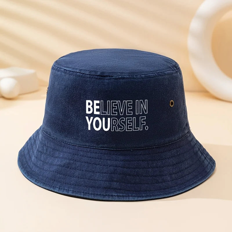 Believe In Printed Outdoor Bucket Hat