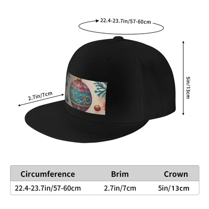 Christmas Ornament Snapback Cap