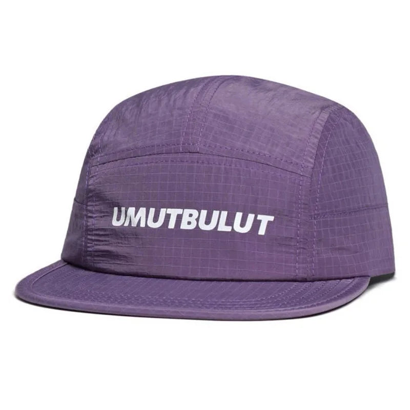 Unisex Solid Color Quick-Dry Flat Brim Snapback Cap