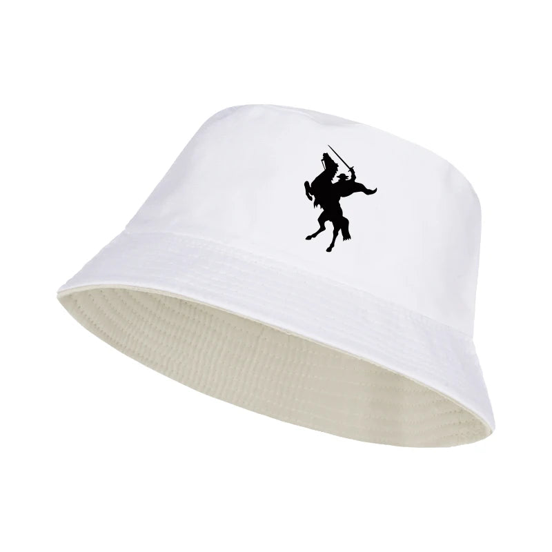 Knight Horse Rider Print Bucket Hat