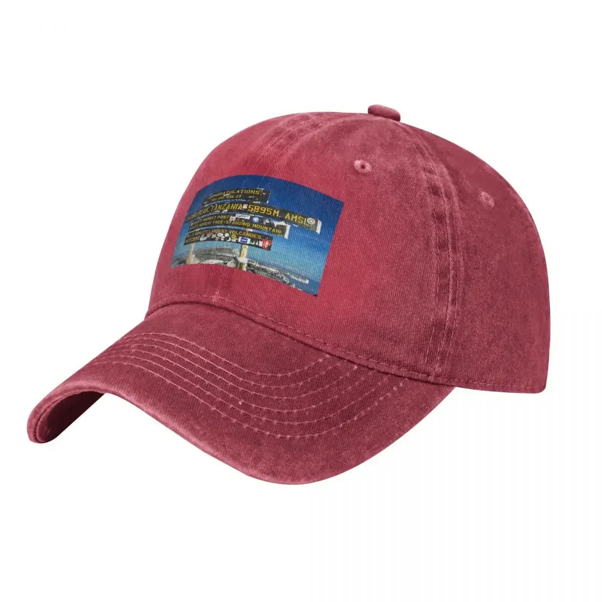Mount Kilimanjaro Height Vintage Baseball Cap