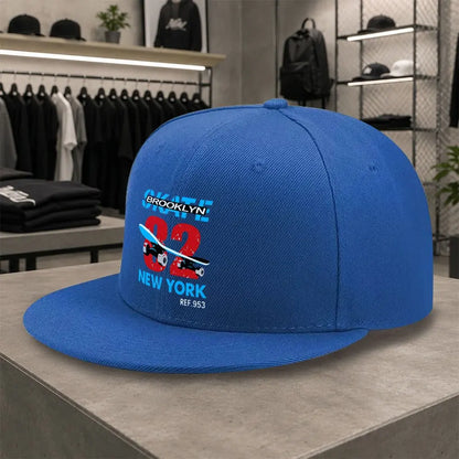 New Brooklyn Skateboard Unisex Versatile Flat Brim Cap