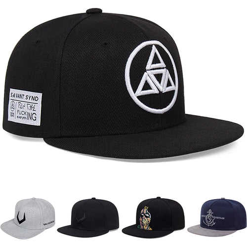 Embroidered Adjustable Unisex Summer Hip-Hop Snapback Cap