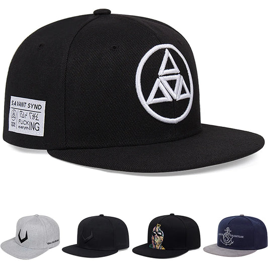 Embroidered Adjustable Unisex Summer Hip-Hop Snapback Cap