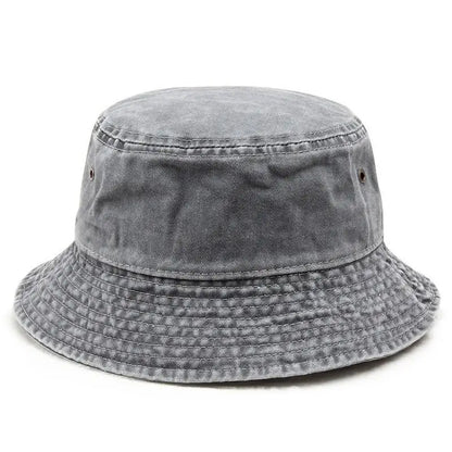 Vintage Washed Denim Bucket Hat