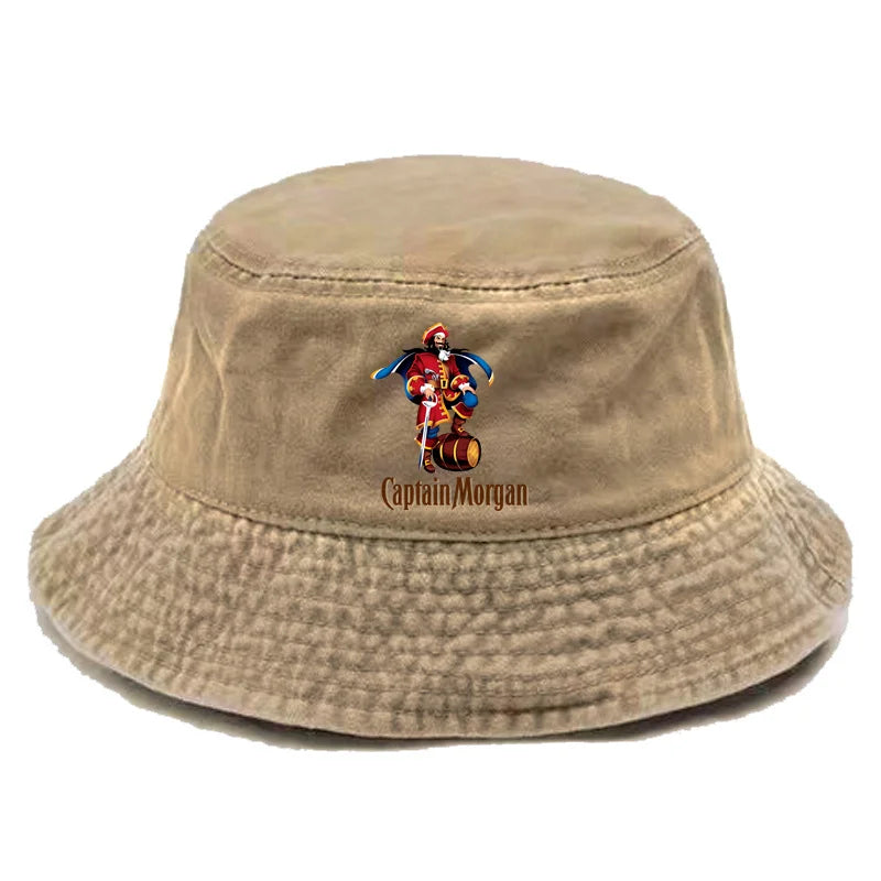 Captain Morgan Bob Bucket Hat Distressed Hats Cap