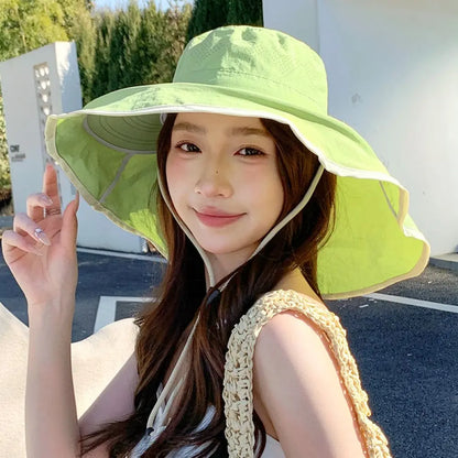 Quick-Dry Wide Brim UV Protection Outdoor Bucket Hat