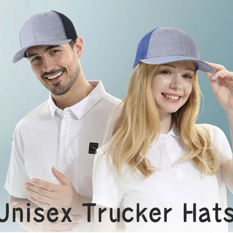 High Quality Mesh Baseball Cap Women Men Summer Cotton Breathable Sunhat