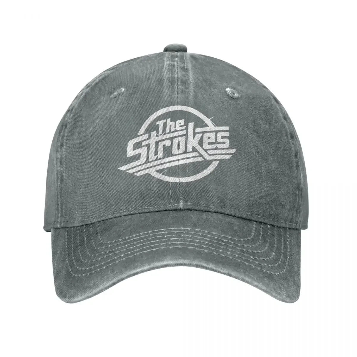 Strokes Rock Music Washed Baseball Cap