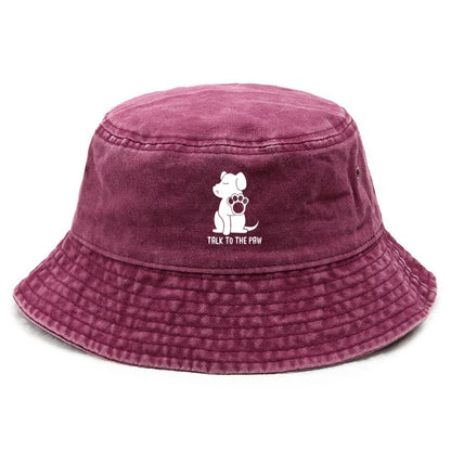 Bucket Hat Vintage Fishing Hat For Dog Owners Sun Protection