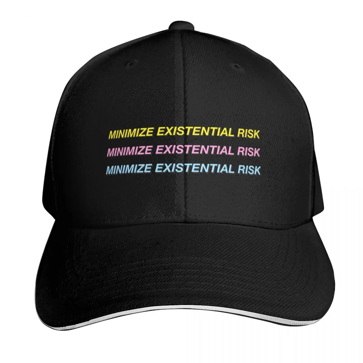 Bostrom Minimize Existential Risk Cotton Twill Baseball Cap