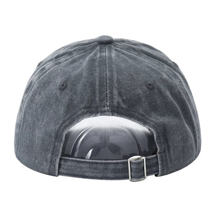 Vintage Letter Embroidered Dad Baseball Cap