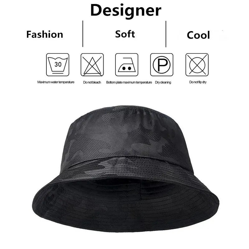 Unisex Camouflage Ventilate Bucket Hats