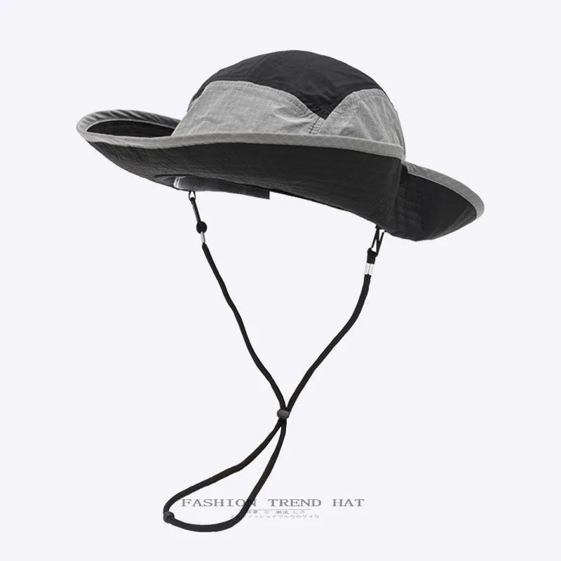 Lightweight Quick-Dry Wide Brim Hiking Bucket Hat