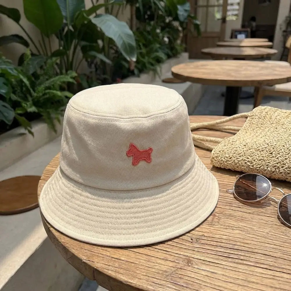 Foldable Pony Sunshade Bucket Hat