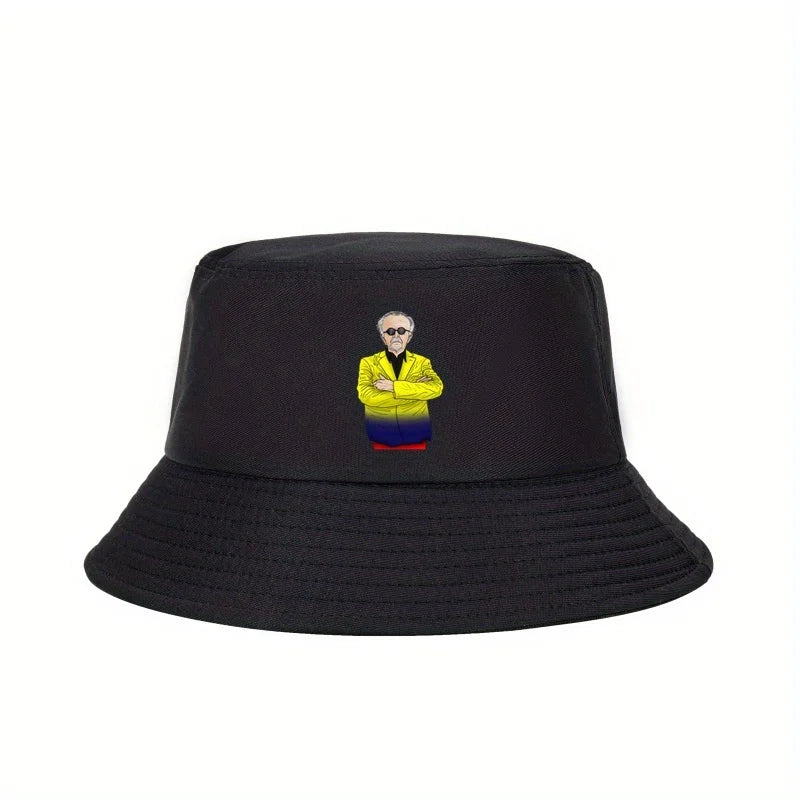 Doodles Print Street Style Bucket Hat