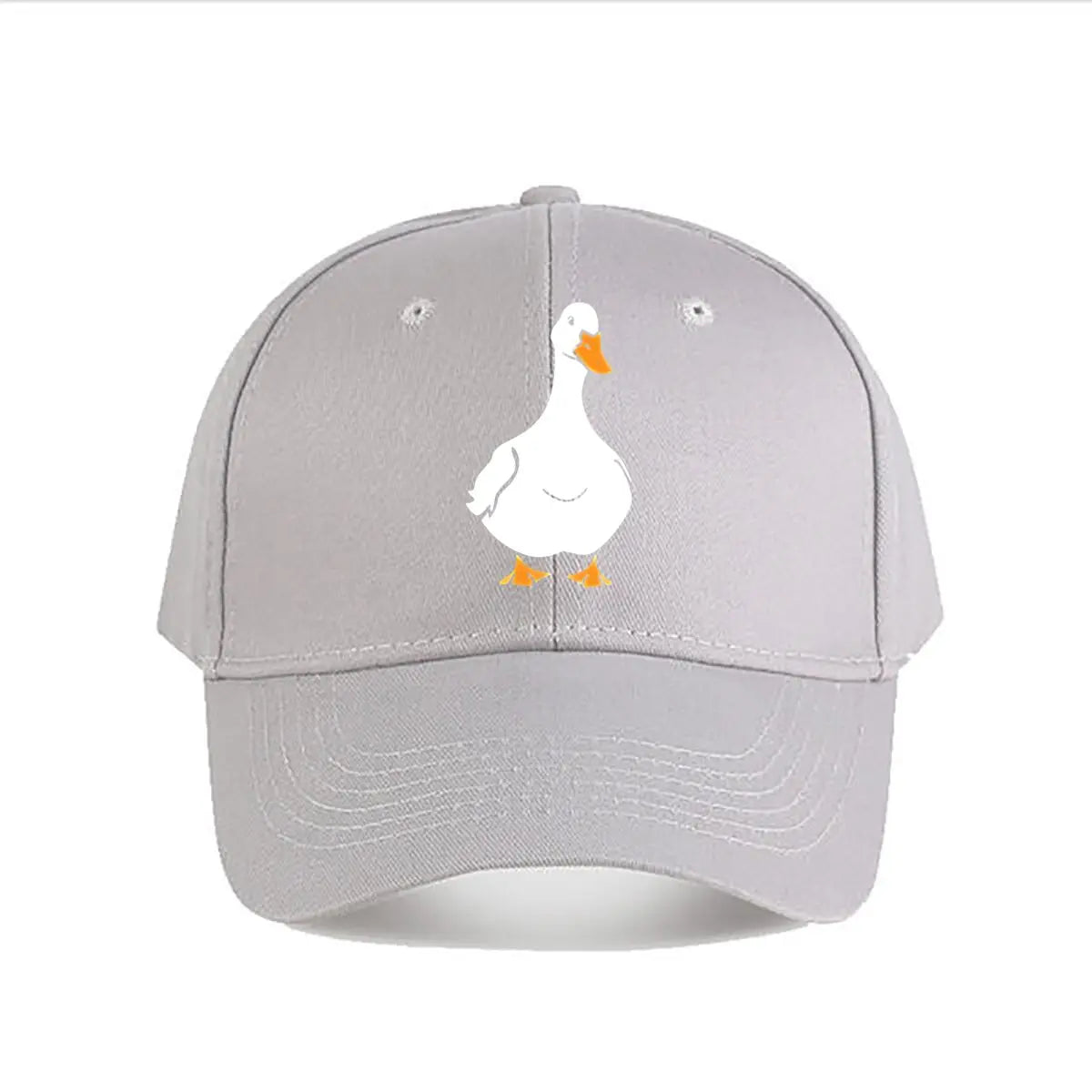 Cute Cartoon Duck Vinyl Sticker Baseball Cap